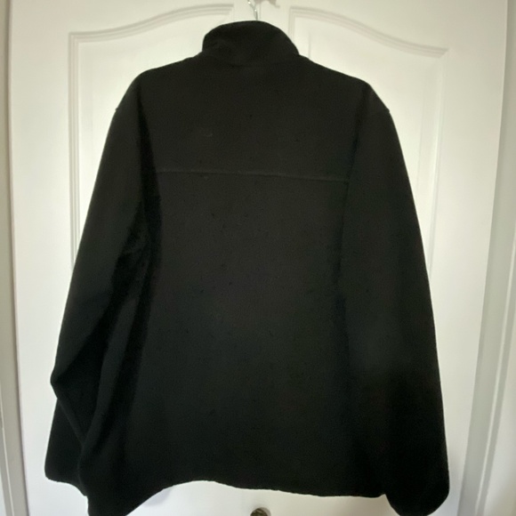 L.L. Bean Mens Large Tall Black Fleece Polartec Outdoor Zip Up Jacket- Sz-L/Tall - Picture 6 of 16